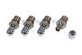 FOX Factory Inc Schrader Valve Set of 4 for Fox Racing Shocks - Aluminum, Clear Anodized