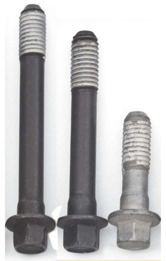 Chevrolet Performance Cylinder Head Bolt Kit for Small Block Chevy, Hex Head, Steel, Black Oxide, 34-Piece Set