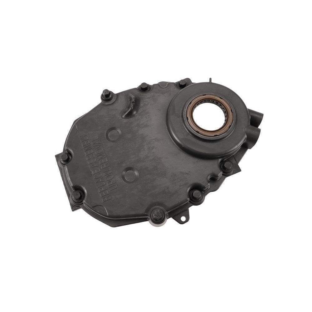 Chevrolet Performance SBC Plastic Front Timing Cover 12558343 for Small Block Chevy 1999-2002 Black