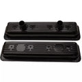 Chevrolet Performance Valve Cover Kit SBC Circle Track Steel Black Part 25534359