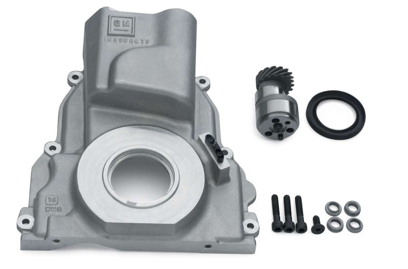 Chevrolet Performance LS1 Front Distributor Drive Cover Kit with Aluminum Construction