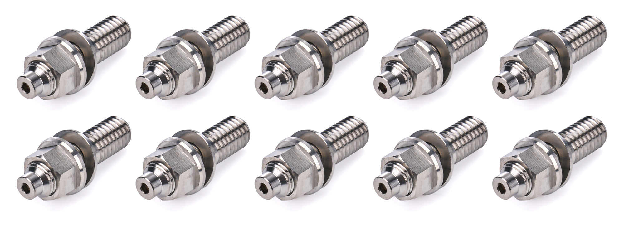 Gorsuch Performance Solutions TM-08012 Drive Flange Stud Kit with Nuts and Washers, Titanium, 5-Bolt, Set of 10