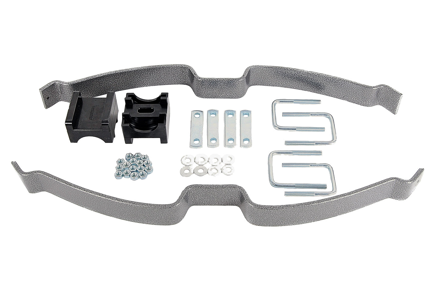 Hellwig 1904 Helper Spring Kit for Ford Transit 2016-2017 Rear Add-A-Leaf Steel Silver Powder Coat