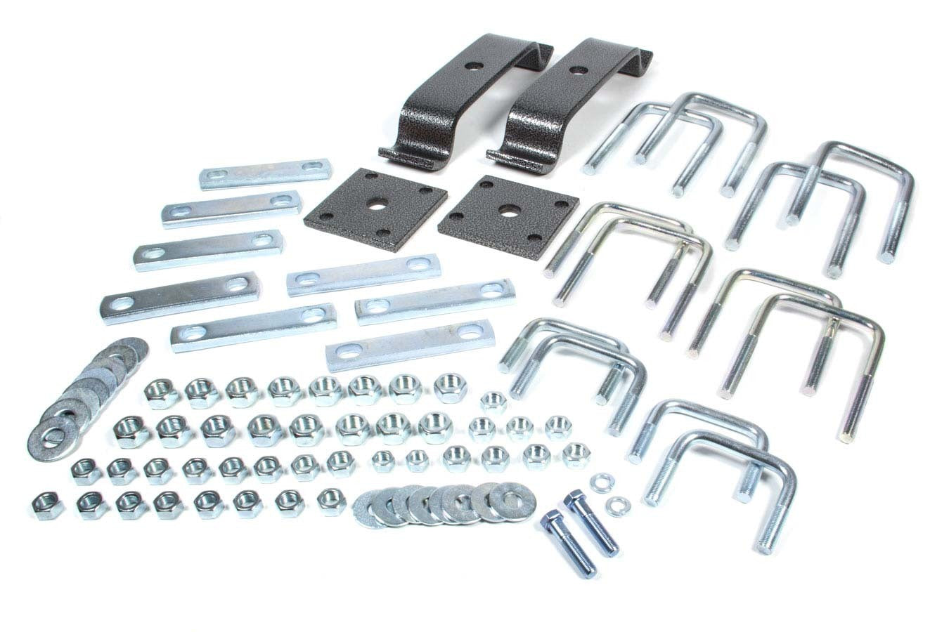 Hellwig LP-25 Helper Spring Mounting Kit with Steel Construction and Silver Powder Coat Finish