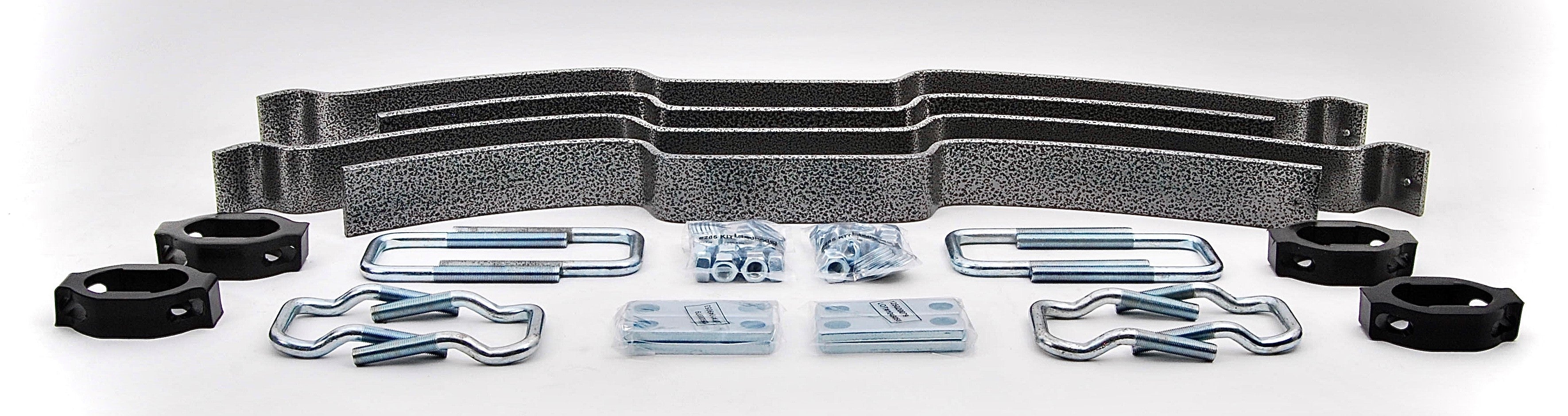 Hellwig Pro-Series Helper Spring Kit 61912 for GM Fullsize Trucks Rear Steel Silver Powder Coat