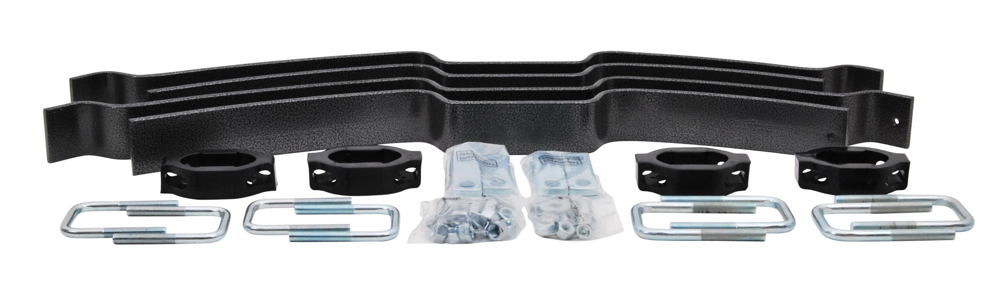 Hellwig 61917 Helper Spring Kit for GM Fullsize Trucks Rear Add-A-Leaf Steel Silver Powder Coat