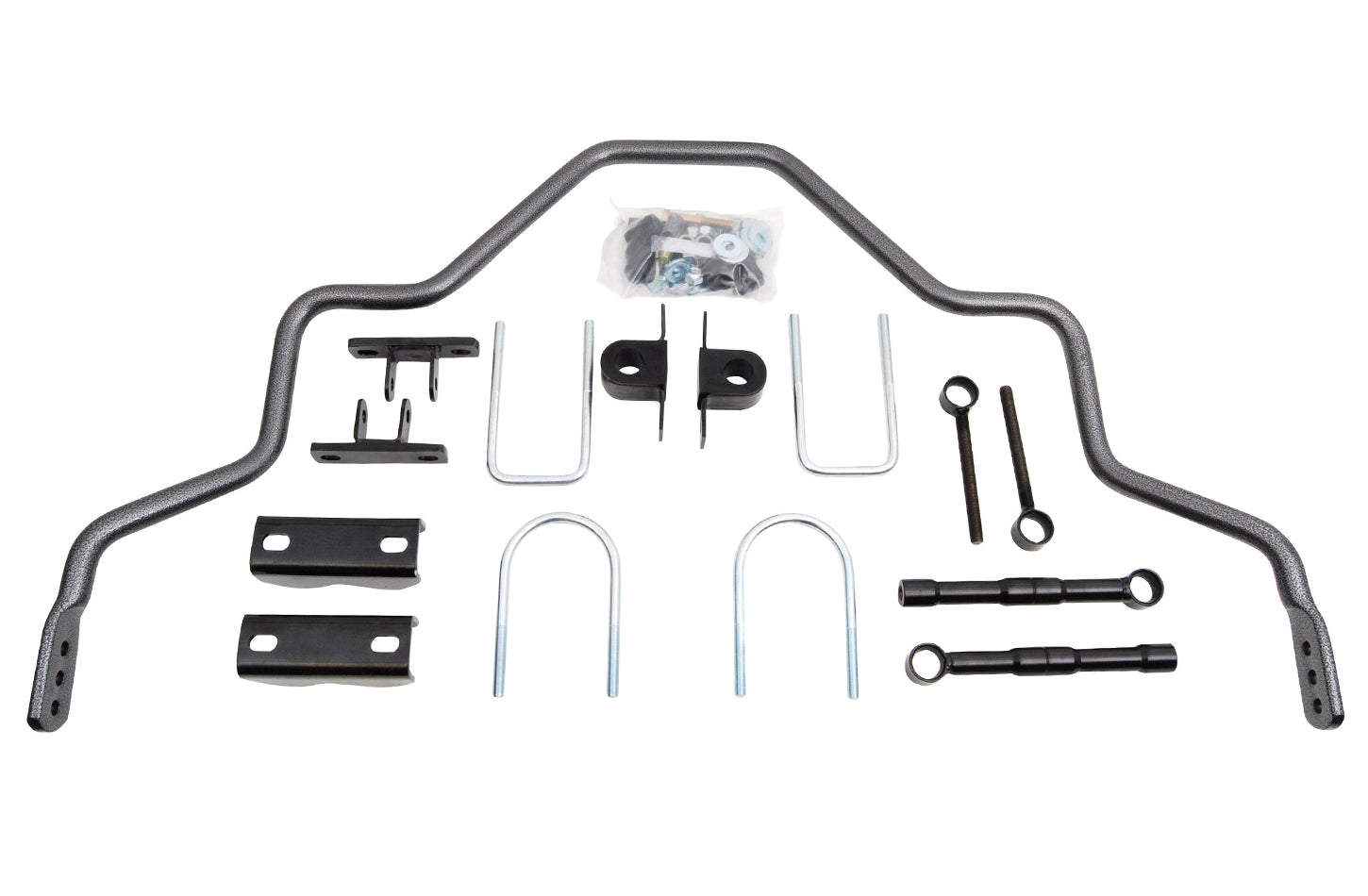 Hellwig 7780 Rear Adjustable Sway Bar for GM Fullsize Trucks 2019-2026, 1-1/8 Inch Diameter, Polyurethane Bushings, Chromoly Construction