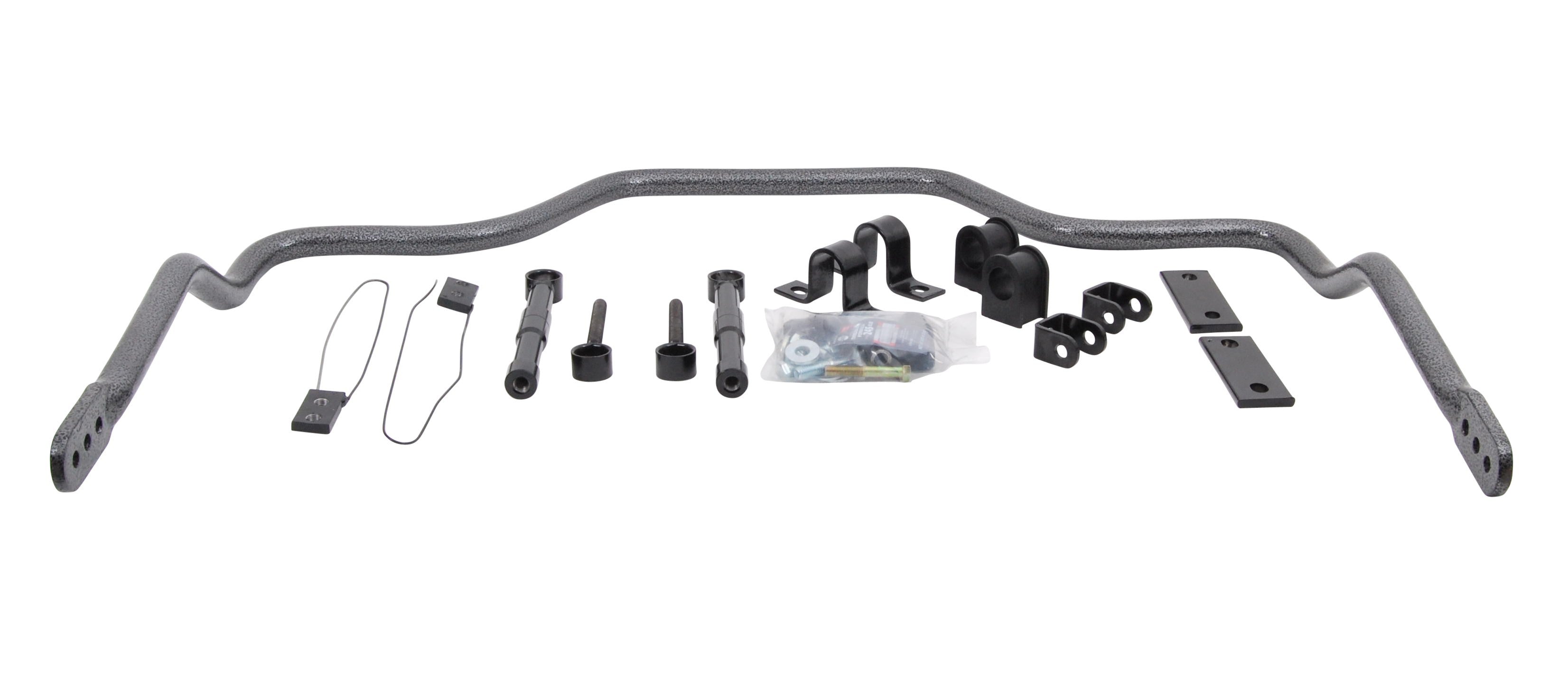 Hellwig 7782 Chromoly Rear Sway Bar Kit for GM Fullsize Trucks, 1.25 Inch Diameter, Gray Powder Coat