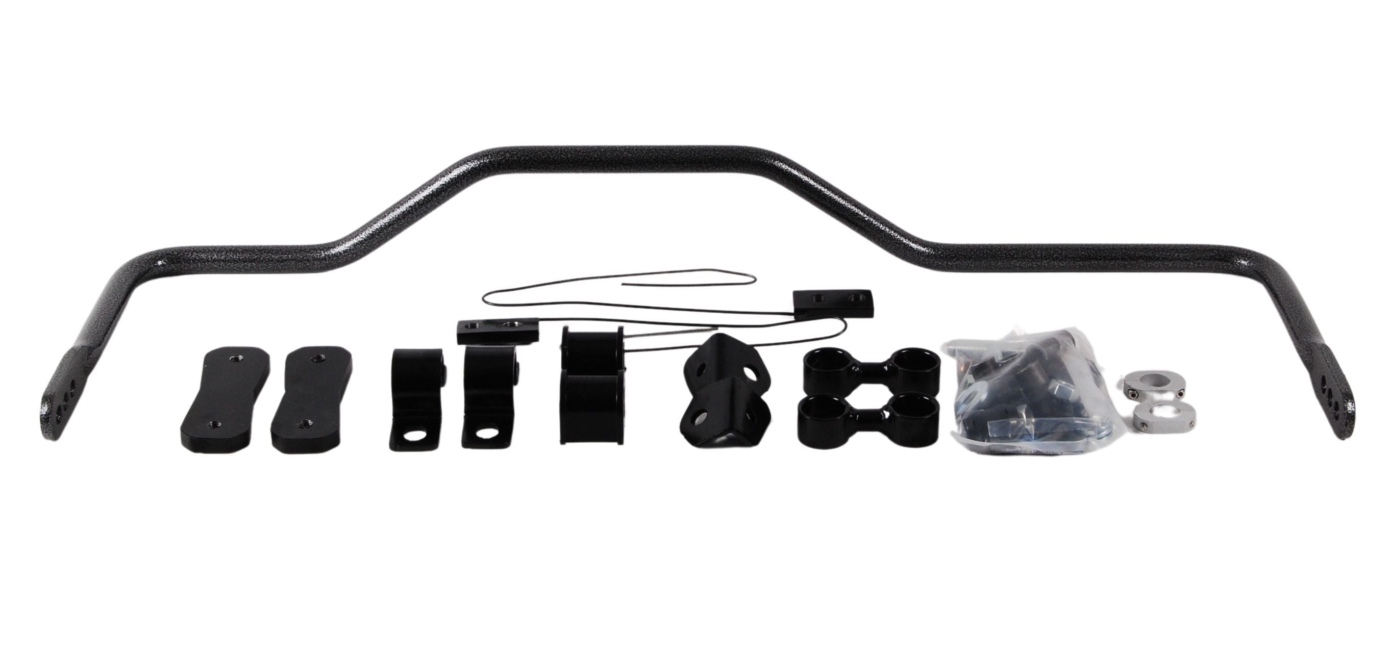 Hellwig 7909 Rear Sway Bar for Ford Bronco | Adjustable, 0.875-Inch Diameter, Chromoly with Gray Powder Coat
