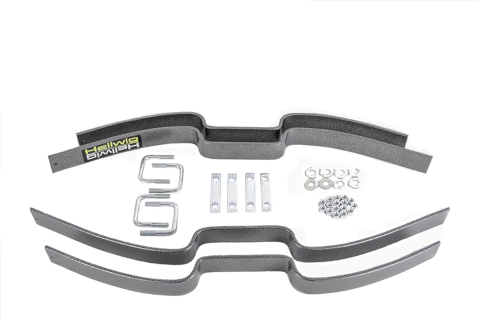 Hellwig 9712 Helper Spring Kit for Ford F-250 2024 Rear Add-A-Leaf Steel Silver Powder Coat