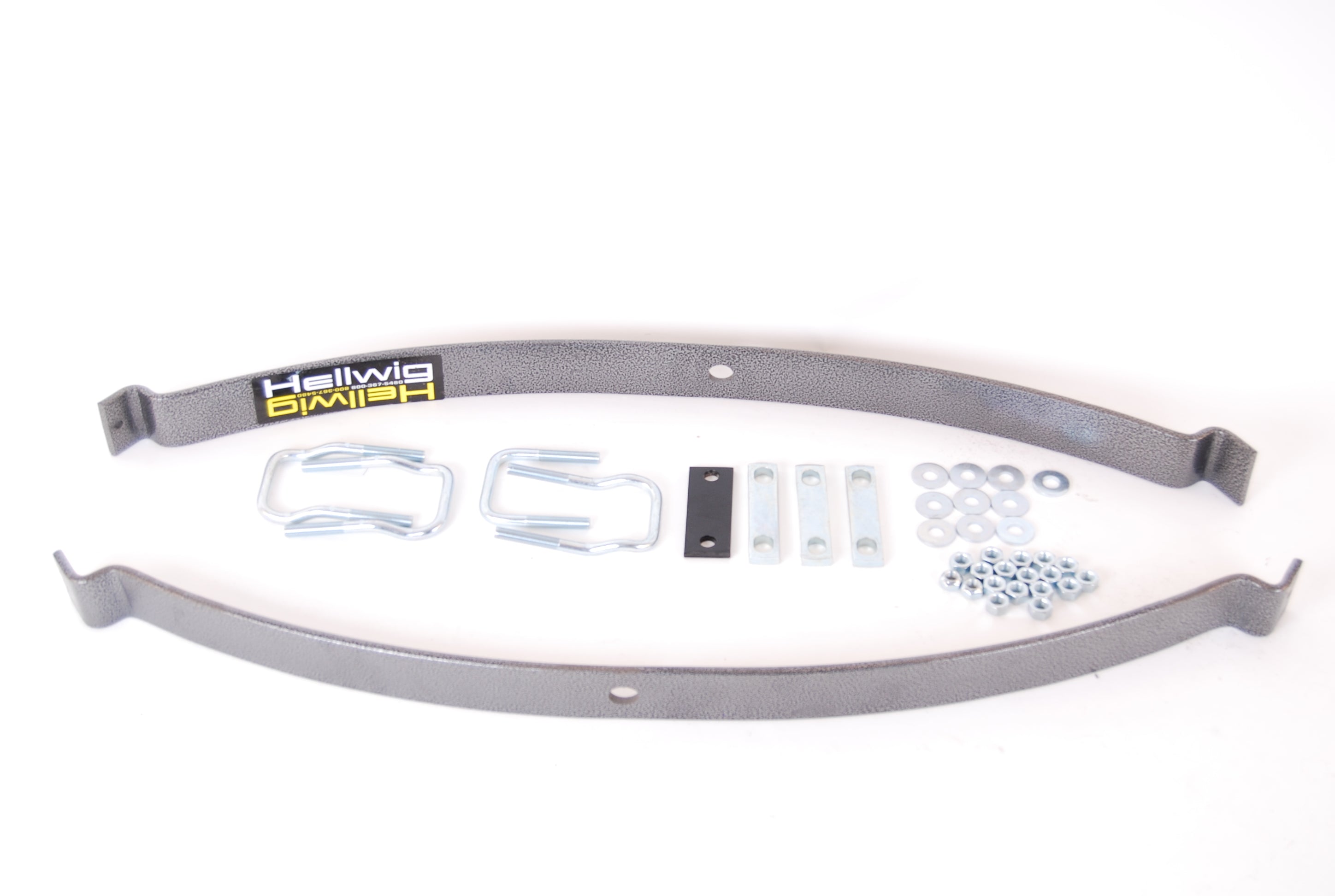 Hellwig EZ-990 Helper Spring Kit for Toyota Compact Trucks Rear Steel Silver Powder Coat
