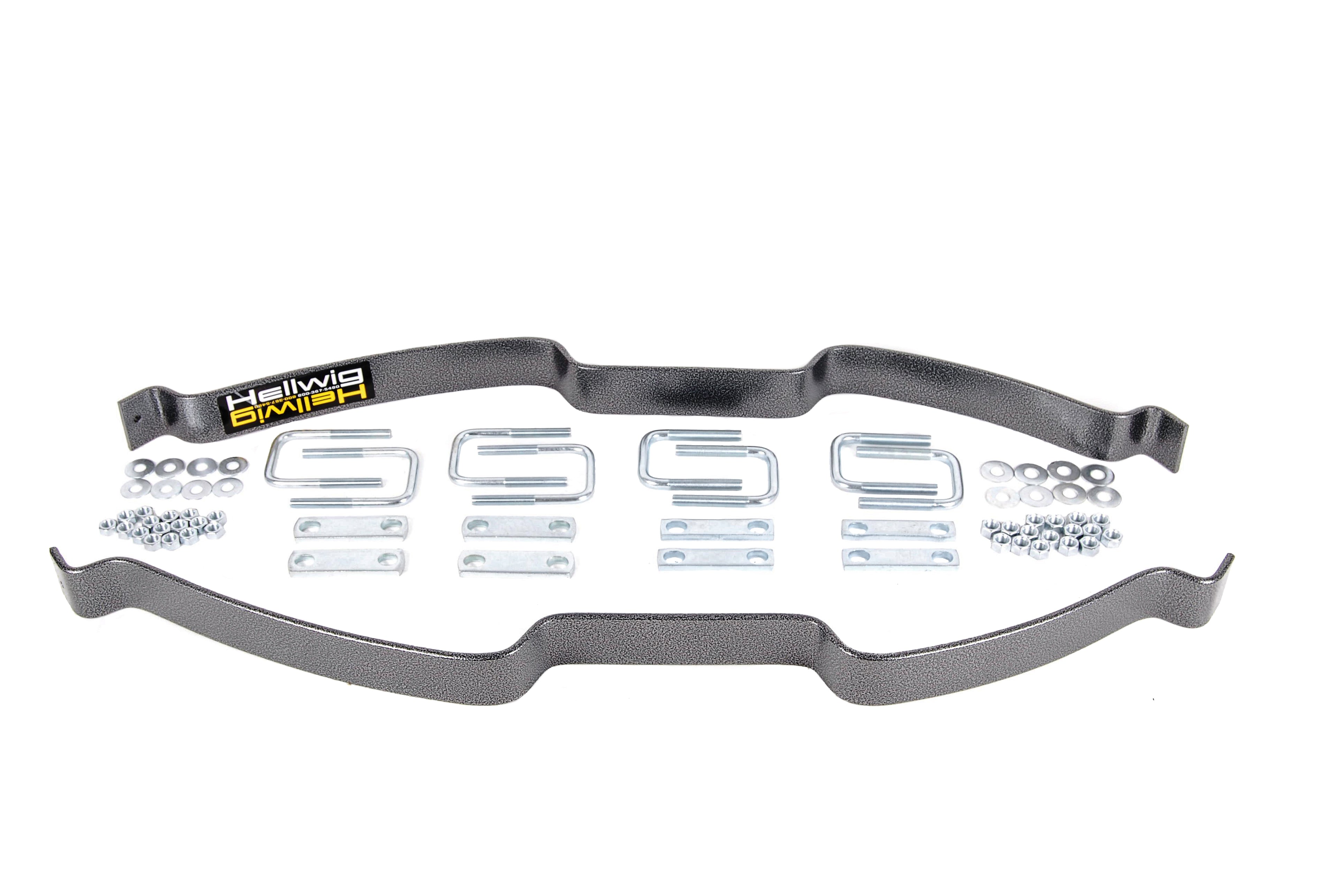 Hellwig EZ-990 Helper Spring Kit for GM Fullsize Trucks, Rear Add-A-Leaf, Steel, Silver Powder Coat