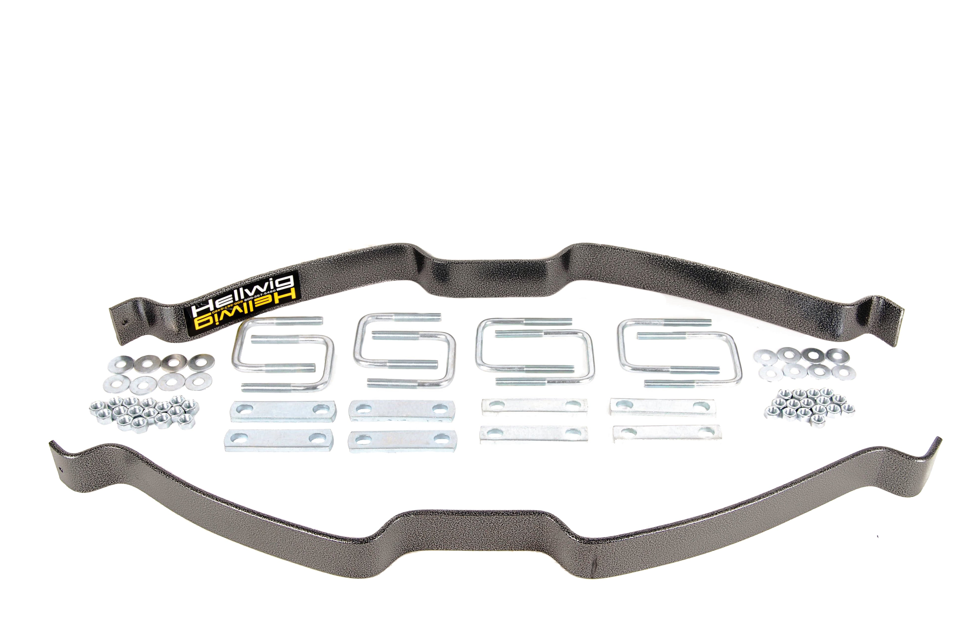 Hellwig EZ-990 Helper Spring Kit for Ford Fullsize Trucks, Rear Add-A-Leaf, Steel, Silver Powder Coat