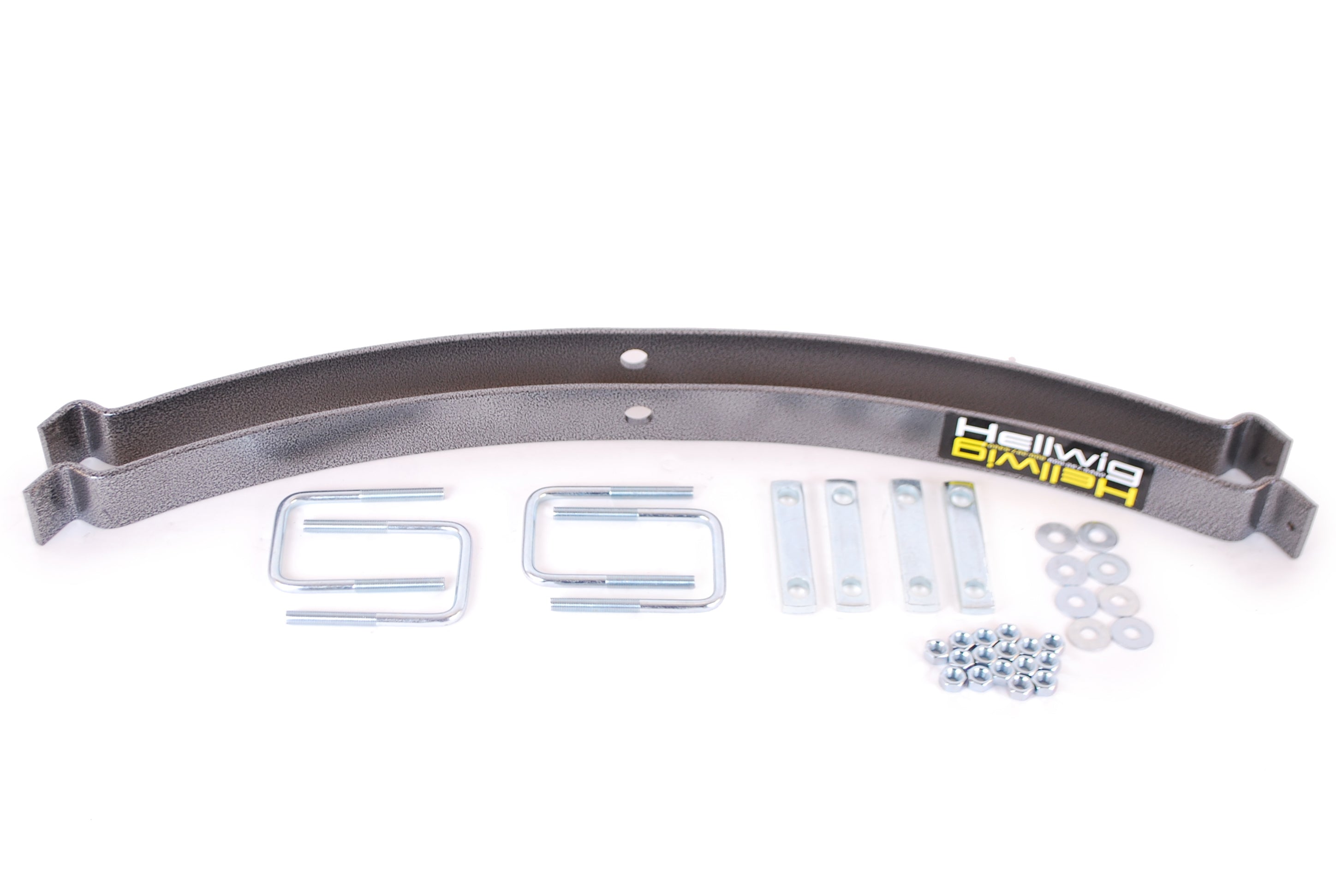 Hellwig EZ-990 Helper Spring Kit for Rear Suspension, Steel, Silver Powder Coat