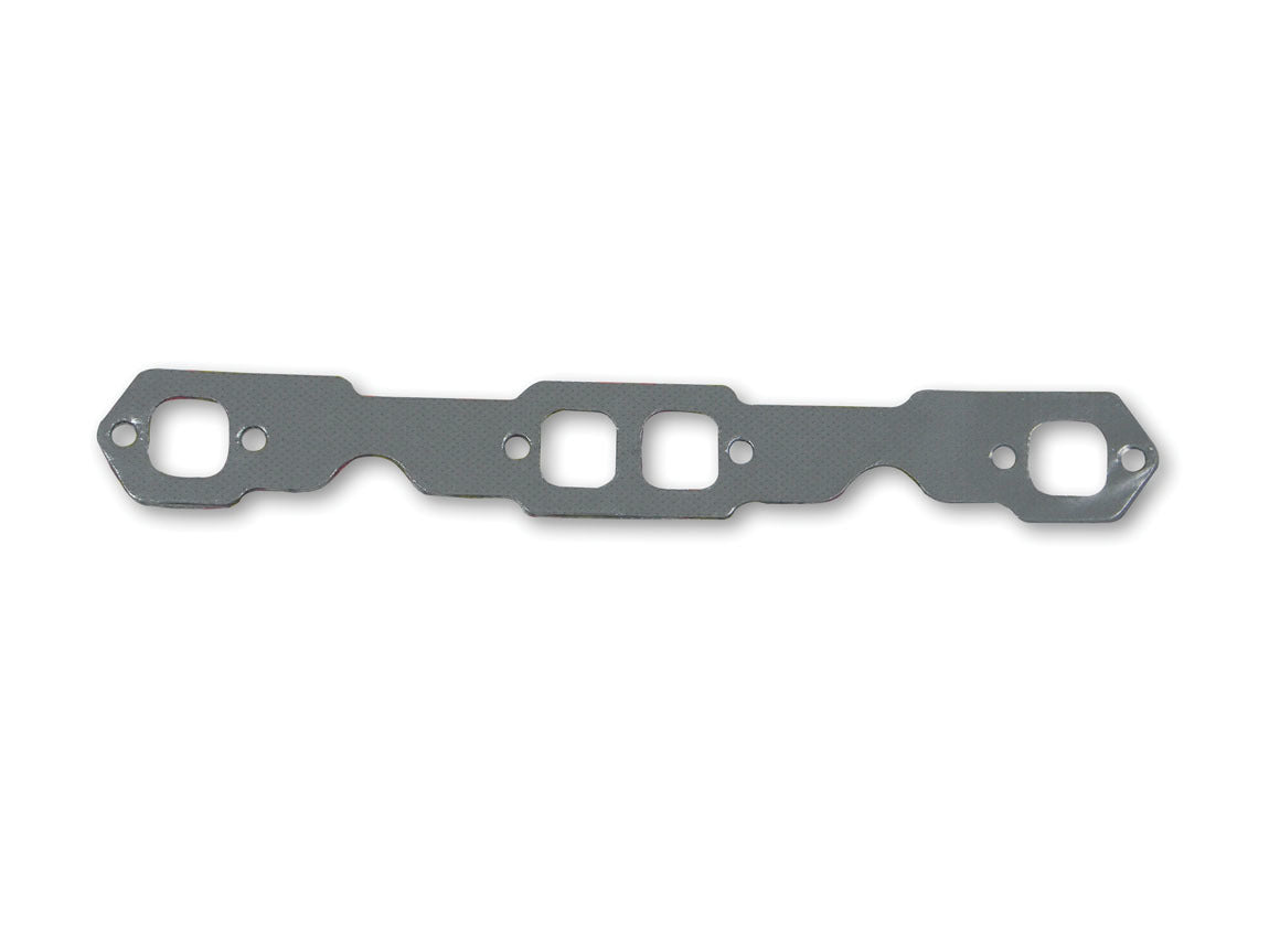 Hooker 10808HKR Super Competition Exhaust Header and Manifold Gasket for Small Block Chevy, 1.340 Inch Square Port, Steel Core Laminate, Pair