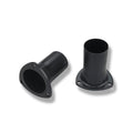 Hooker 11040HKR 3-Inch to 2.5-Inch Reducer Pair with 3-Bolt Flange in Steel and Black Finish
