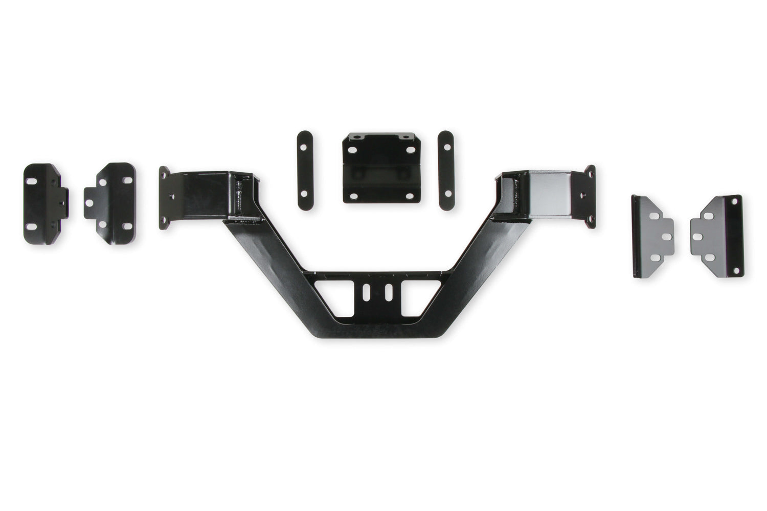 Hooker Transmission Crossmember Swap Kit for GM LS Series with 4L80E and 4L85E - Black Powder Coat Steel
