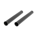 Hooker Max-Flow Sidepipe Mufflers 21046HKR with 4-In Side Tube Steel Black Finish Pair