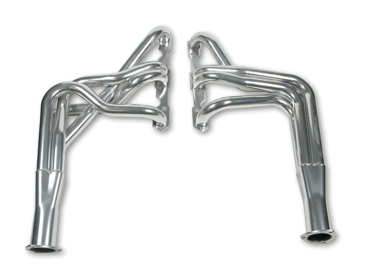 Hooker Headers 2117-1HKR Super Competition Full Exhaust Headers for Small Block Chevy, 1.75 Inch Primary Tubing, 3 Inch Collector, Silver Ceramic Finish, Fits 1970-1981 GM F-Body and X-Body Models