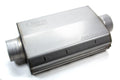 Hooker Aero Chamber Muffler 21507HKR with 3.5-inch Center Inlet and Outlet, 14 x 10.25 x 4.75-inch Oval Steel Body