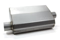 Hooker 21602HKR Max Flow Muffler with 2.5 Inch Offset Inlet and Center Outlet, Steel, Oval Body