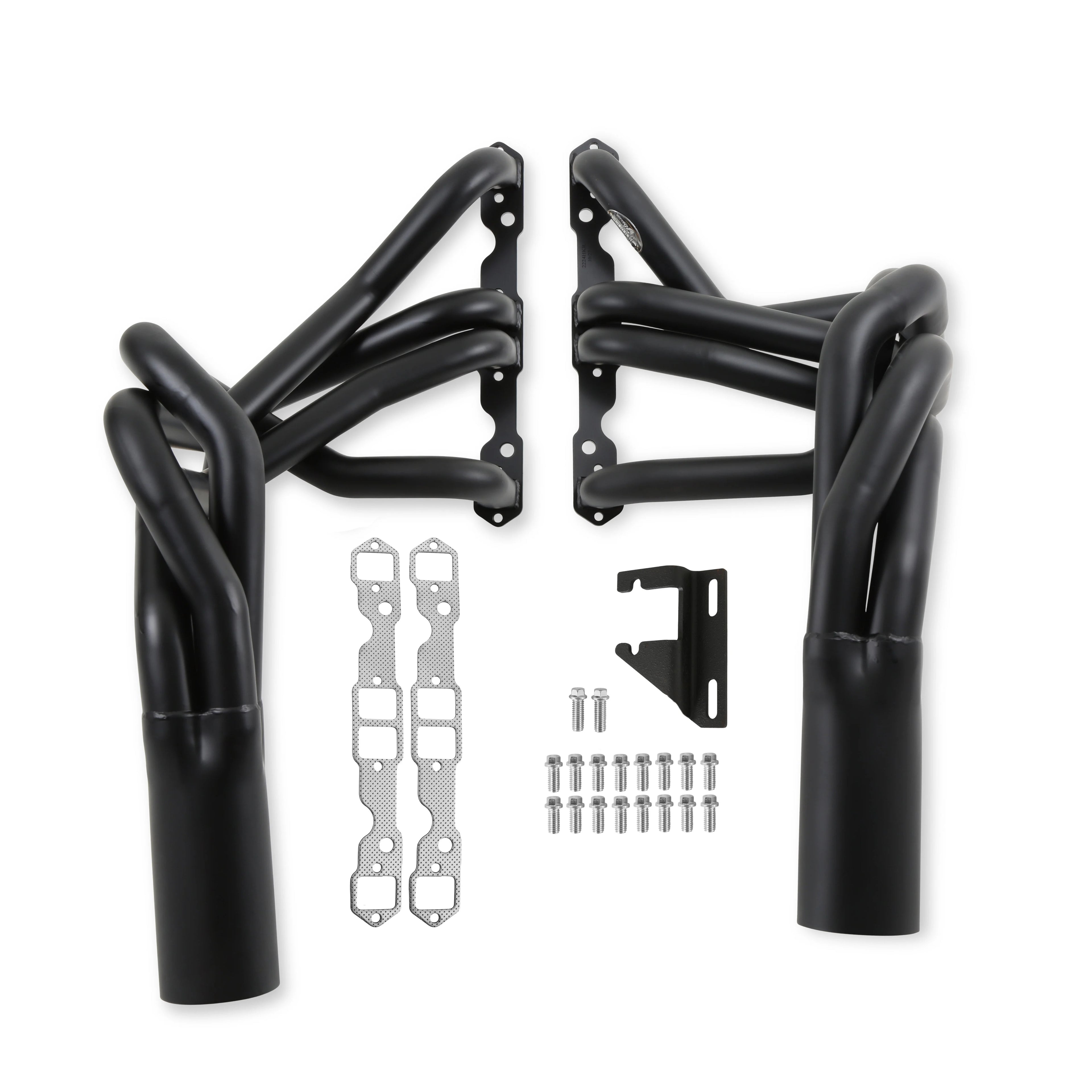 Hooker 2224HKR Super Competition Full Sidemount Headers for Small Block Chevy with 1.875 Inch Primary Tubes and 4 Inch Collectors