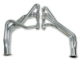 Hooker 2458-1HKR Competition Full Exhaust Headers for Small Block Chevy, 1.625 Inch Primary Tubes, 3 Inch Collector, Steel, Silver Ceramic Finish, 1955-1957 Chevy Fullsize Car Pair