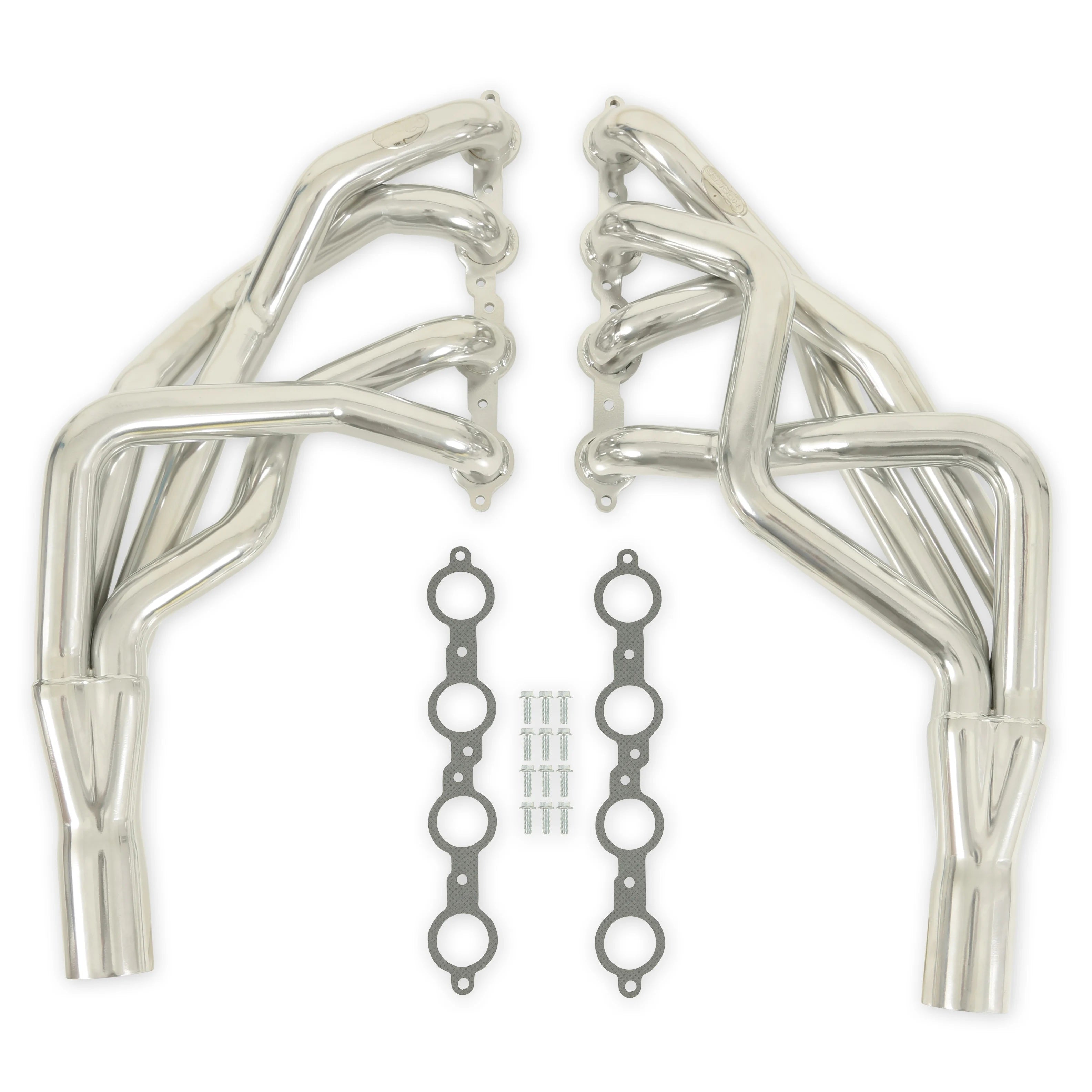 Hooker Headers GM LS Series S/C Swap Headers 1-7/8 Inch Primary, Silver Ceramic Finish, Steel Construction