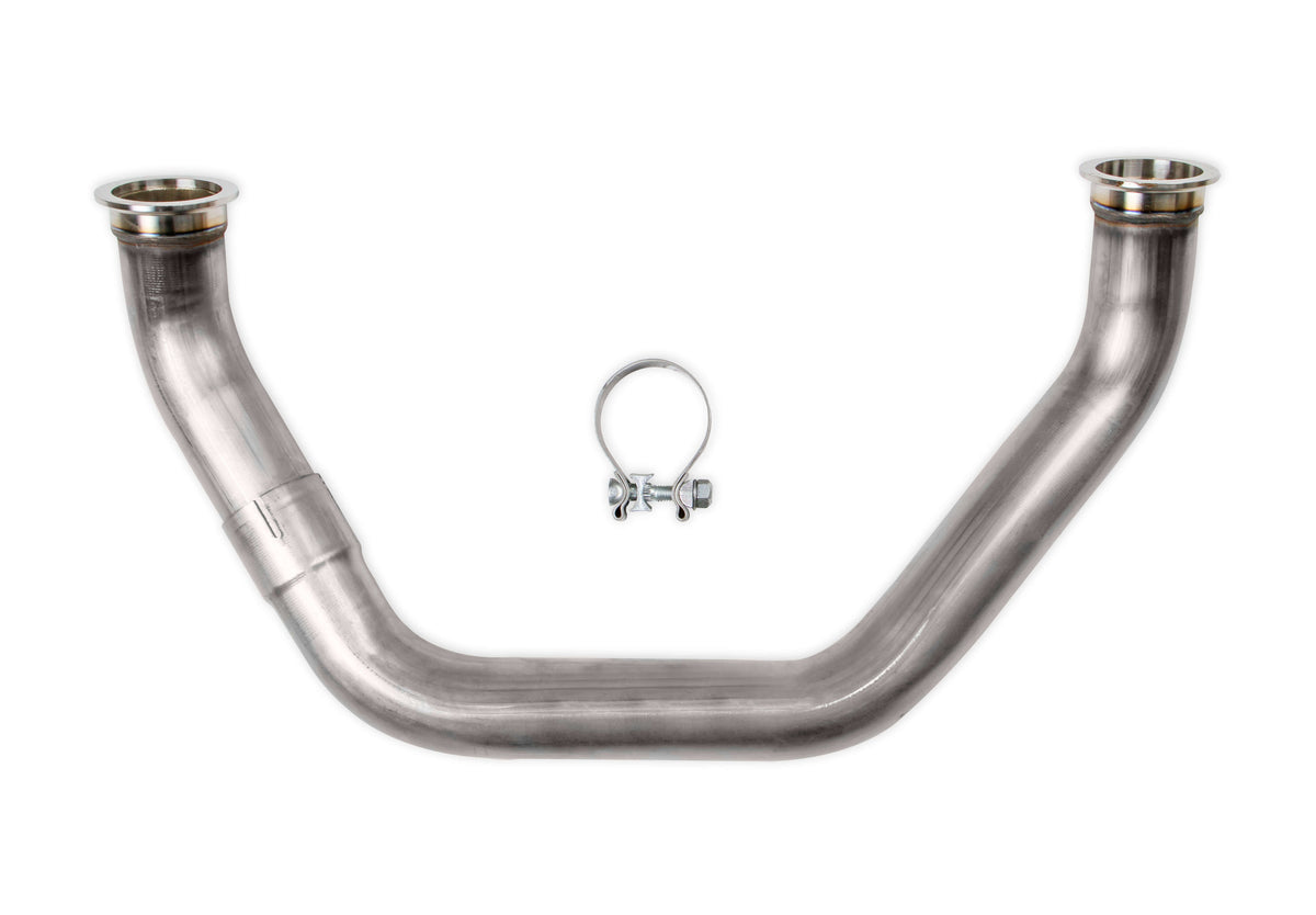 Hooker 8515HKR LS Turbo Crossover Tube for GM 4L60 and 4L80 Series, 2.25 Inch Diameter, Stainless Steel