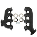 Hooker BHS5198 Exhaust Manifold Set for GM LT-Series with Small Block Chevy Exit, Cast Iron, Black Ceramic Coated