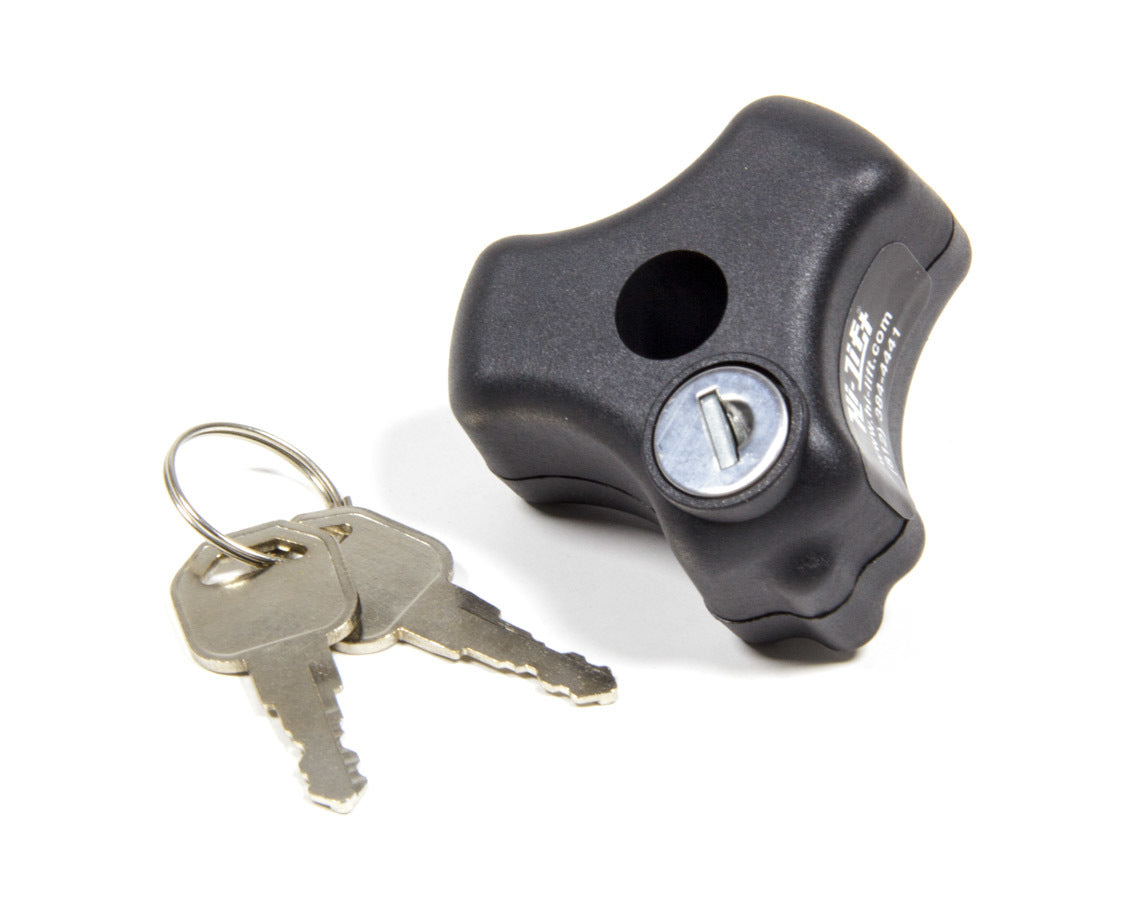 HI-LIFT HM-LK Hood Mount Locking Knob with Two Keys and Plastic Construction