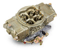Holley 0-80496-2 950 CFM HP Aluminum Carburetor for V8 Engines, Model 4150, 4-Barrel, Square Bore, No Choke, Mechanical Secondary, Dual Inlet, Gold Chromate Finish