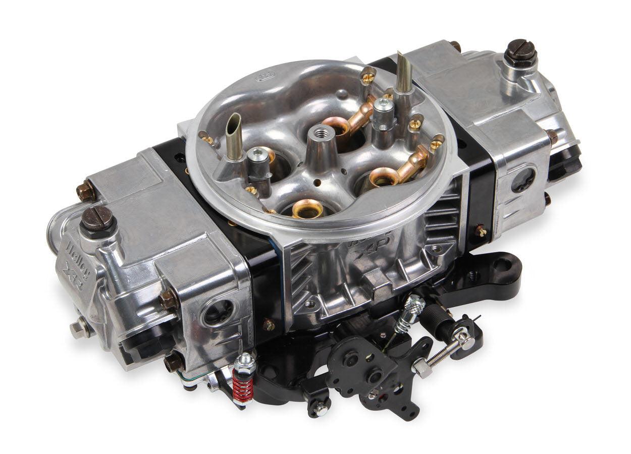 Holley 0-80804BKX Ultra XP Carburetor 4150 Series 4-Barrel 850 CFM Square Bore No Choke Mechanical Secondary Dual Inlet Aluminum Black Anodized