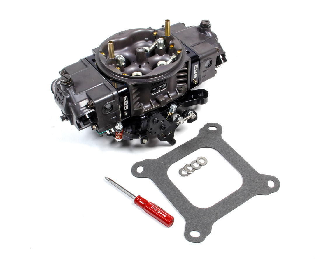Holley 0-80845HBX Ultra HP E85 Carburetor 950 CFM, Model 4150, 4-Barrel, Square Bore, Mechanical Secondary, Dual Inlet, Aluminum Black Anodized