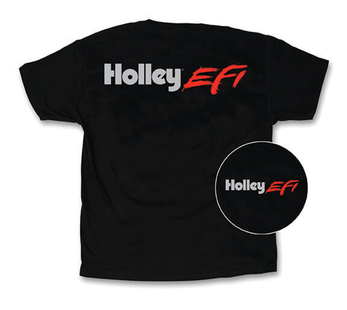 Holley Holley EFI Logo Large Black T-Shirt