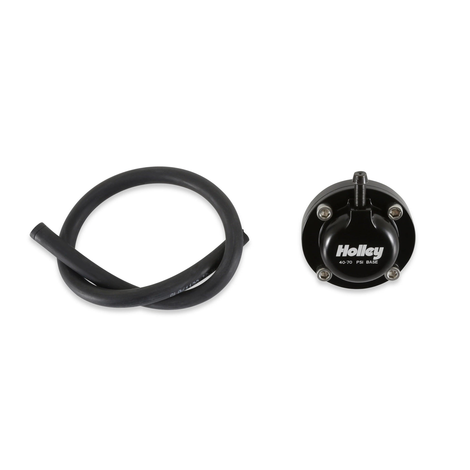 Holley Fuel Pulse Damper 12-1002 Billet Aluminum 6AN ORB 40-70 PSI for E85 and Gasoline Engines