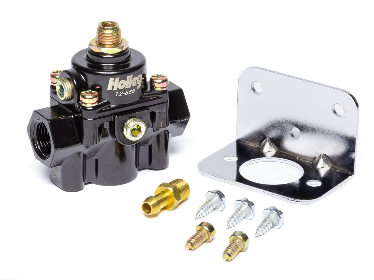 Holley 12-886 Fuel Pressure Regulator EFI Bypass Style 60 PSI with Aluminum Construction