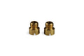 Holley 122-100 Main Jets Pair, 0.129 Inch ID Brass Carburetor Jets