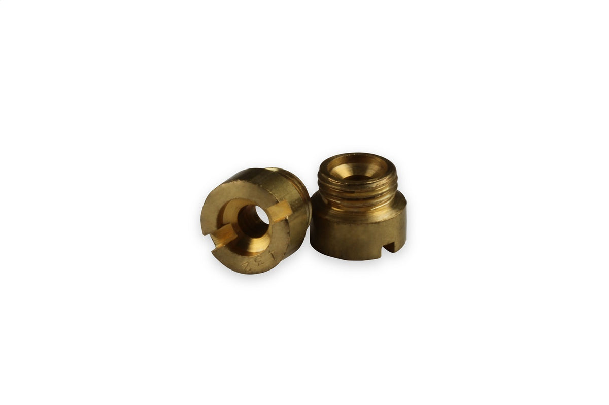 Holley 122-132 Alcohol Carburetor Jets Pair 0.132 Inch ID Brass