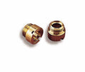 Holley 122-168 Alcohol Carburetor Jets, 0.168 Inch Diameter Brass Pair