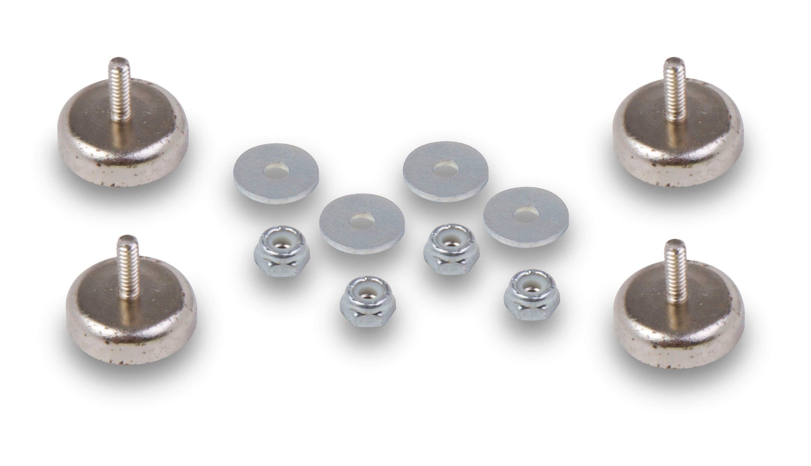 Holley 16-204 Magnet Fastener Kit with 6-32 Thread and 23 lb Rating