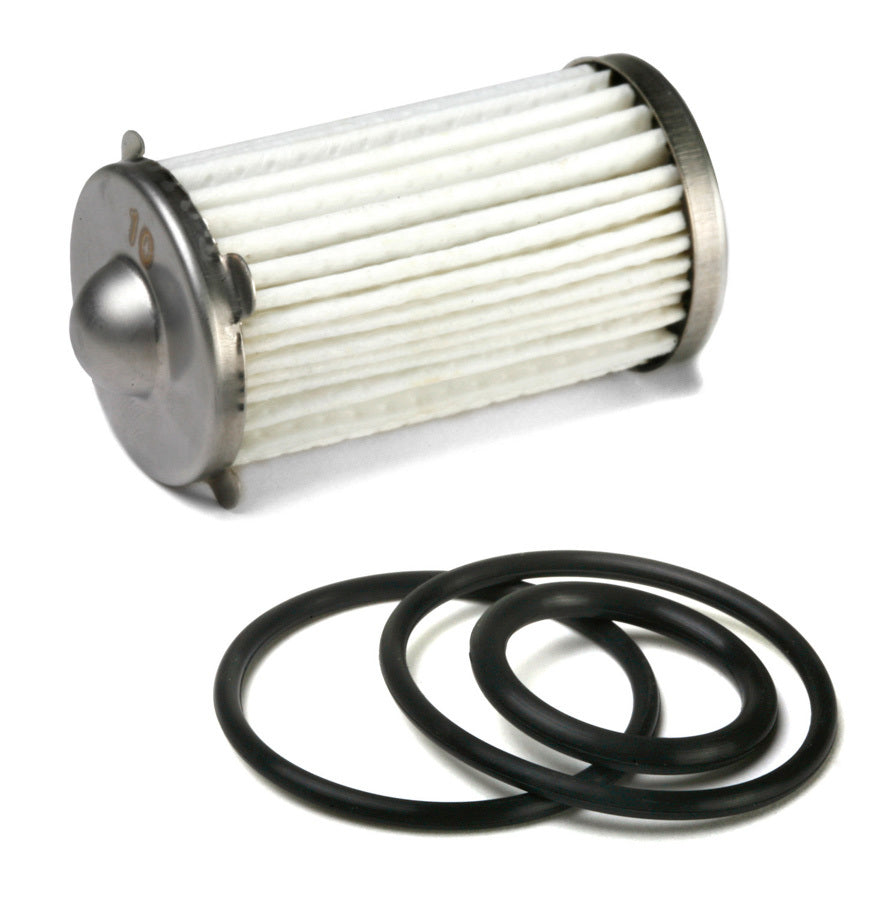 Holley 162-558 Fuel Filter Element, 10 Micron Paper Filter for High-Performance Applications