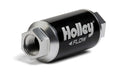 Holley 162-562 Billet HP Fuel Filter 3/8 NPT 40 Micron Stainless Steel Element