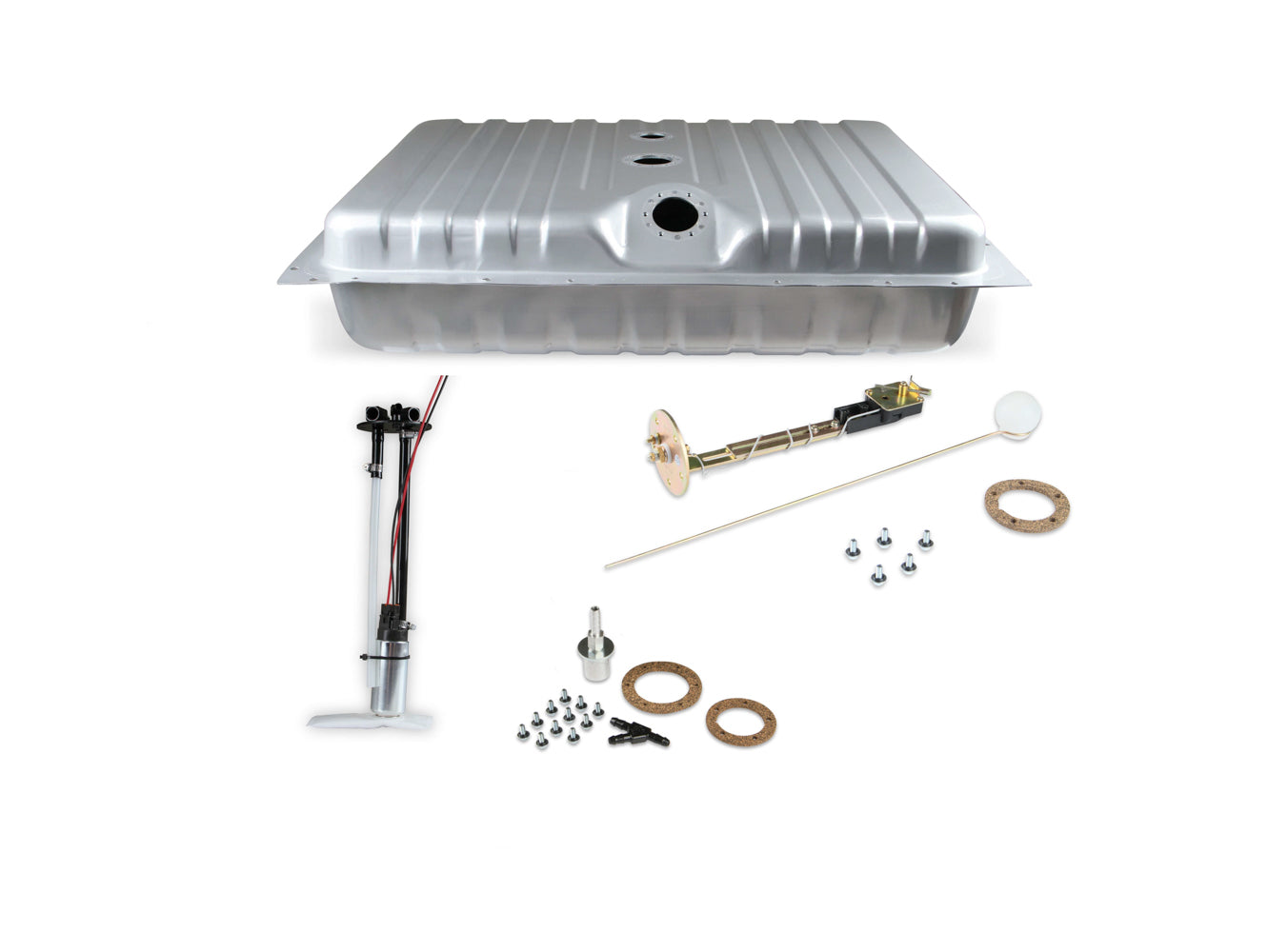 Holley 19-117 Steel Fuel Tank for 1969-1970 Ford Mustang with 22 Gallon Capacity and 255 LPH Pump