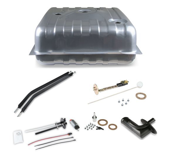 Holley 19-179 Sniper EFI Fuel Tank System for 1982-1991 Chevrolet Blazer, 25 Gallon Steel Tank with 255 LPH Pump and NPT Outlets