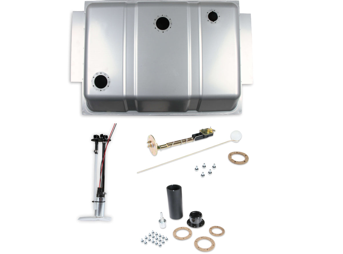 Holley 19-185 EFI Fuel Tank for 1967-1972 Chevrolet Trucks, 18 Gallon Capacity, Steel Construction