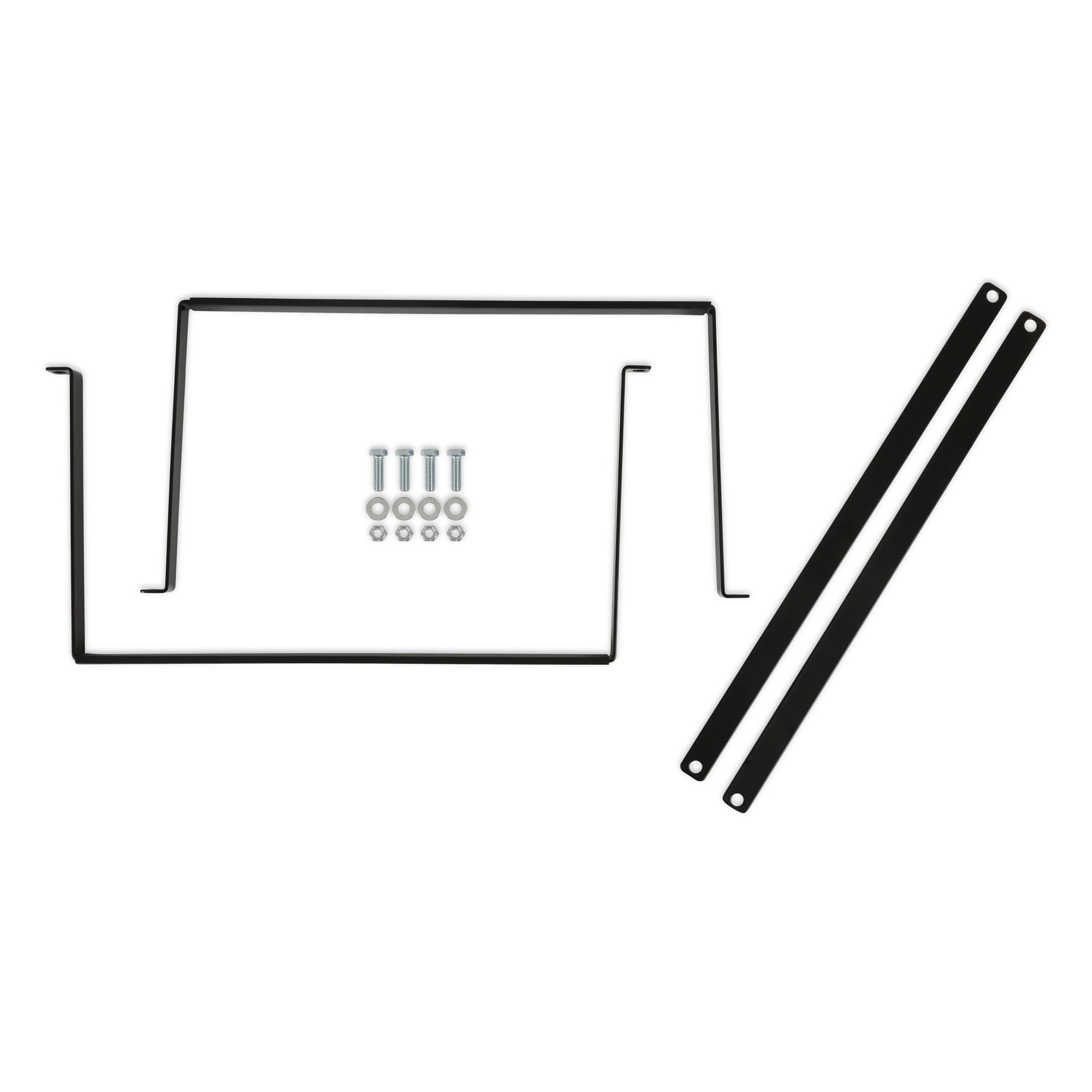 Holley Fuel Cell Bracket 19-222 for 15-Gallon Aluminum Fuel Cells, Steel, Black Finish