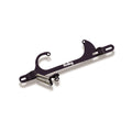 Holley 20-112 Throttle Cable Bracket with Return Spring for 4150/4160 Carburetors, Aluminum Black Anodized