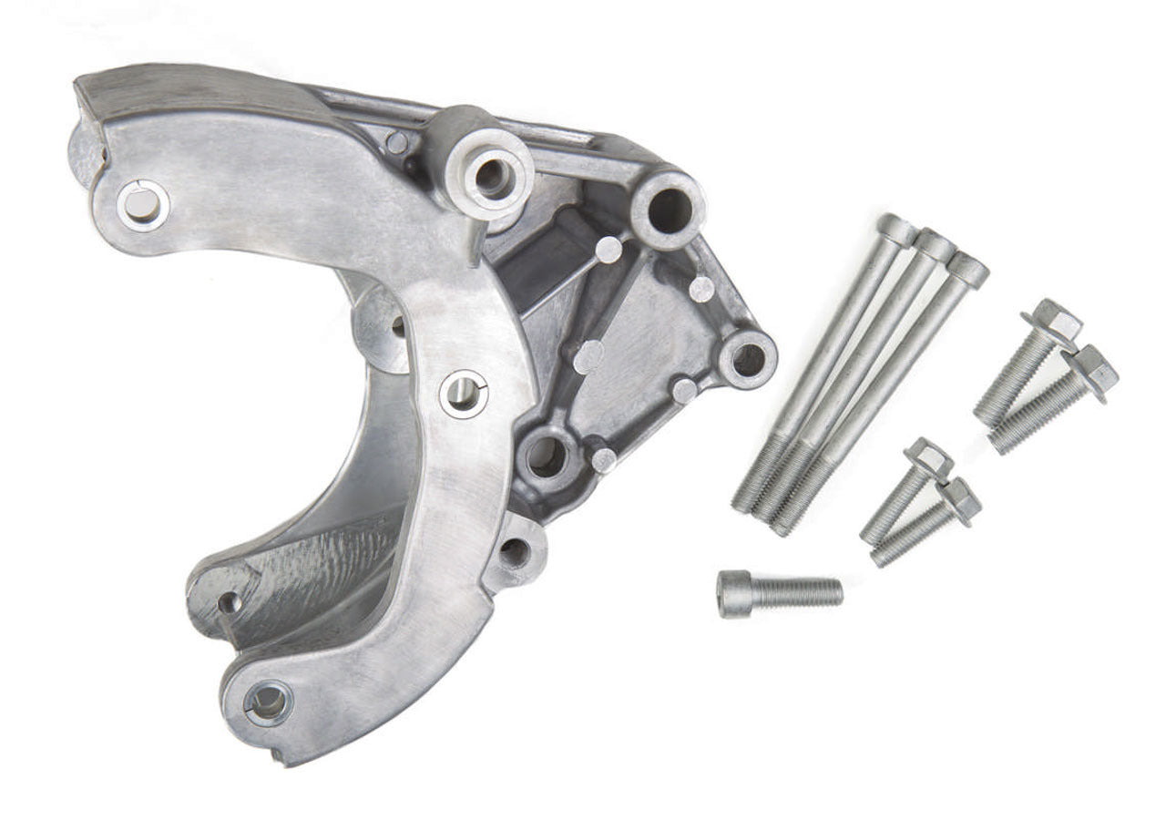 Holley 20-133 Accessory Drive Bracket Kit for GM LS-Series, Passenger Side Mount, Aluminum Finish