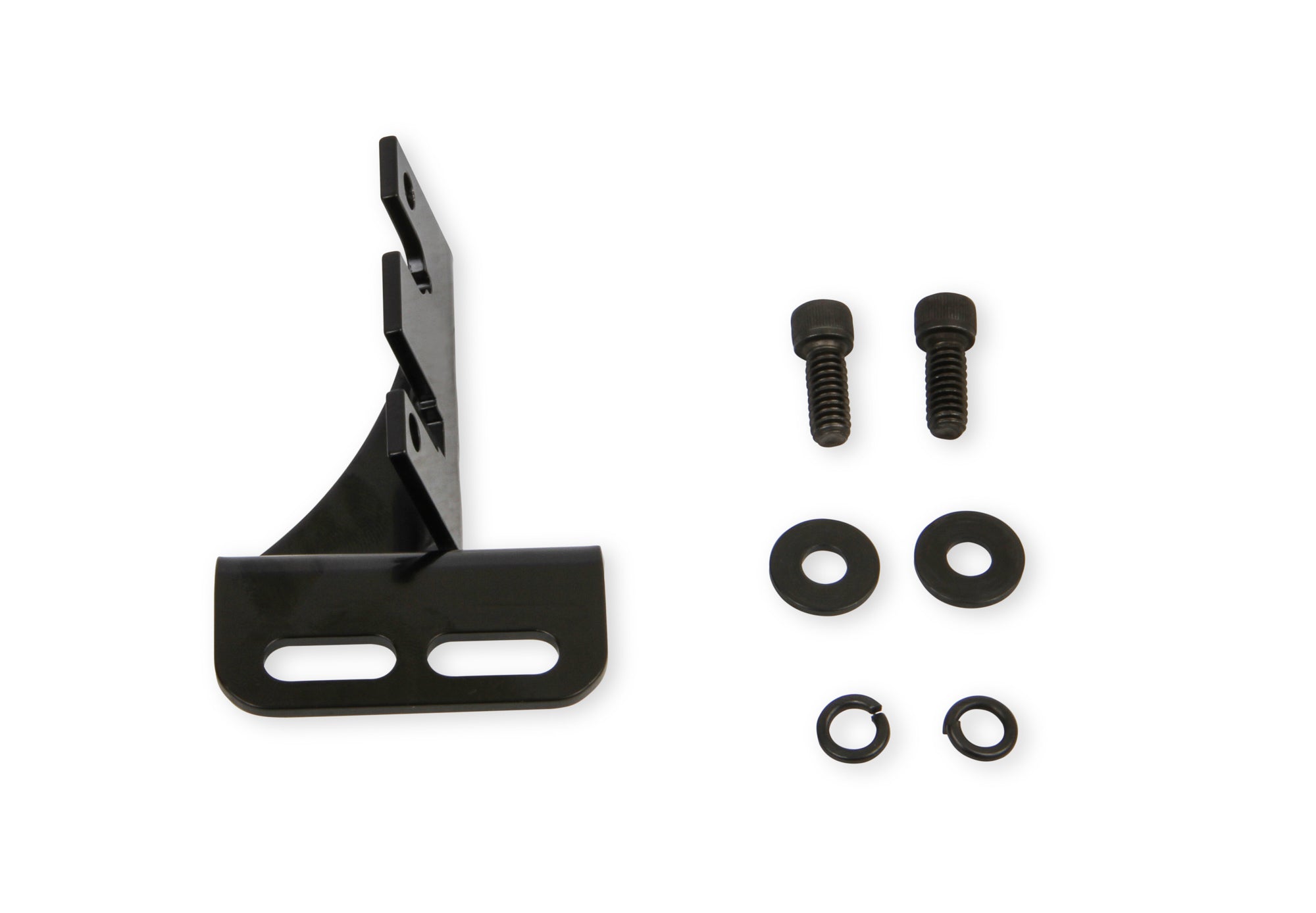 Holley 20-154 Throttle Cable Bracket for 105mm Throttle Body, Steel, Black Finish, GM LS-Series, Lo Ram Intakes